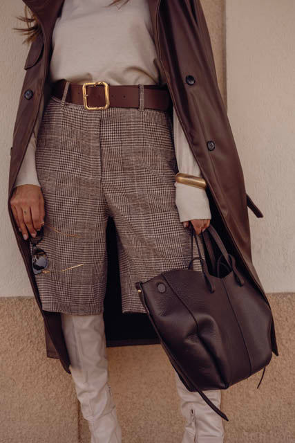 שורט ארוך עם חגורה