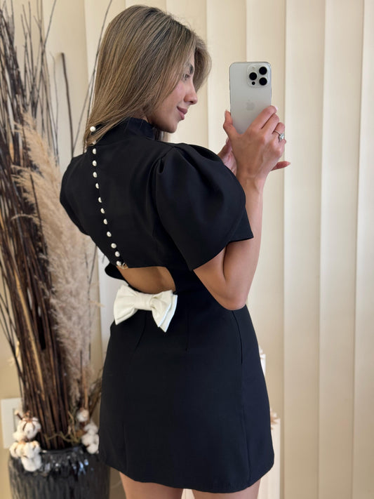 שמלת פפיון פתח גב