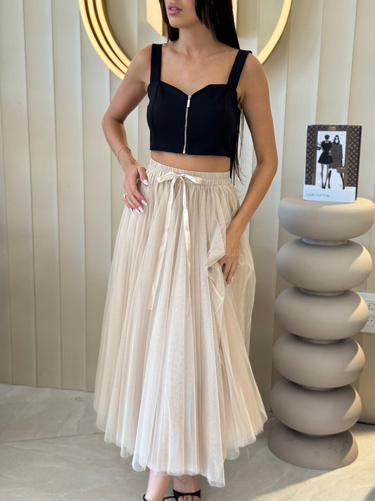 חצאית שיפון קלאסית