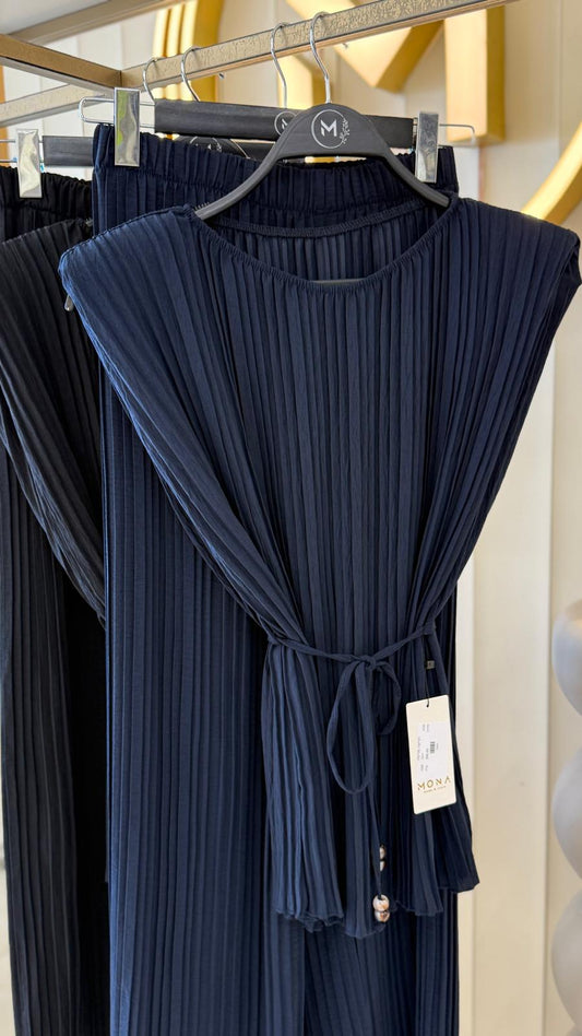 חליפת מכנס גומי בד לייקרה