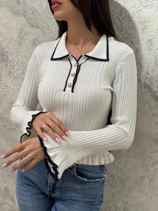 סריג צמוד ידיים מתרחבות