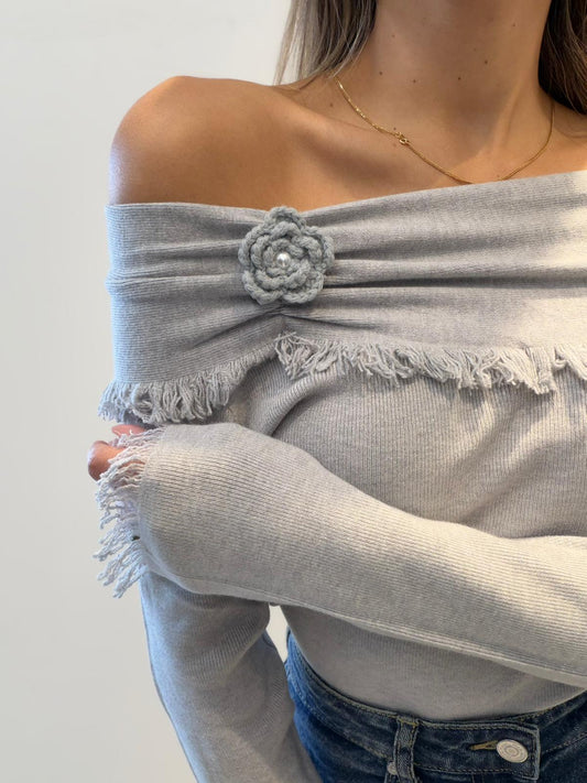 סריג עם פרח